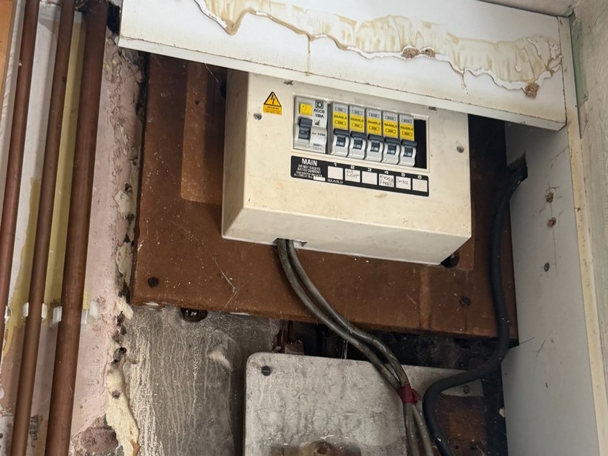Before consumer unit upgrade